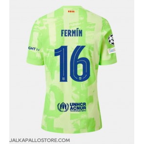Barcelona Fermin Lopez #16 Kolmaspaita 2024-25 Lyhythihainen